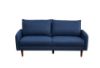 Picture of ZEN 3/2 Seater Fabric Sofa Range with Solid Wood Legs (Dark Blue)