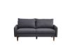 Picture of ZEN Fabric Sofa Range with Solid Wood Legs (Dark Grey) - 3+2 Sofa Set