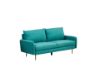 Picture of ZEN Fabric Sofa Range with Metal Legs (Green) - 2 Seater