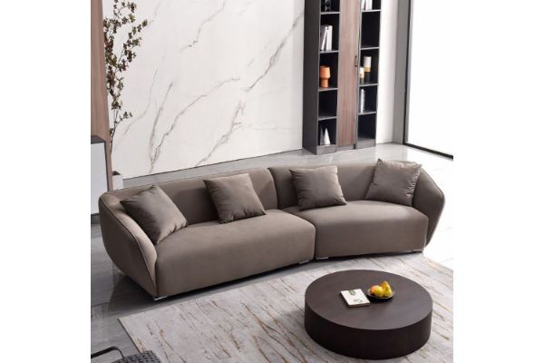 WHISPER Corner Sofa (Brown)