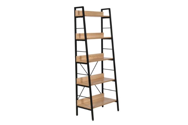 Picture of GARMON 161cmx60cm 5-Tier Angled Bookshelf 