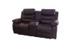 Picture of ALESSANDRO Air Leather Reclining Sofa Range (Brown)