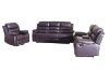 Picture of ALESSANDRO Air Leather Reclining Sofa Range(Brown) - 2 Seat with Console (2RRC)