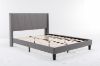 Picture of ALASKA Fabric Bed Frame (Grey) - Double Size