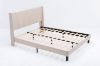 Picture of ALASKA Fabric Bed Frame (Beige) - Double Size 