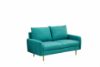 Picture of ZEN 3/2 Seater Fabric Sofa Range with Metal Legs (Green)