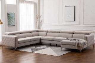 Picture of HOUSTON Memory Foam Modular Sectional Sofa - Facing Right