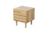 Picture of FOREST DREAM  Solid Rubberwood  2-Drawer Bedside Table (Straight leg)