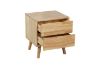 Picture of FOREST DREAM  Solid Rubberwood  2-Drawer Bedside Table (Slanted Leg)