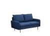 Picture of ZEN 3/2 Seater Fabric Sofa Range with Metal Legs (Dark Blue)