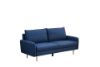 Picture of ZEN 3/2 Seater Fabric Sofa Range with Metal Legs (Dark Blue)