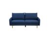 Picture of ZEN 3/2 Seater Fabric Sofa Range with Metal Legs (Dark Blue)