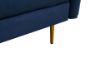 Picture of ZEN 3/2 Seater Fabric Sofa Range with Metal Legs (Dark Blue)