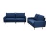 Picture of ZEN Fabric Sofa Range with Metal Legs (Dark Blue) - 3+2 Seater