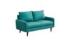 Picture of ZEN 3/2 Seater Fabric Sofa Range with Solid Wood Legs (Green)