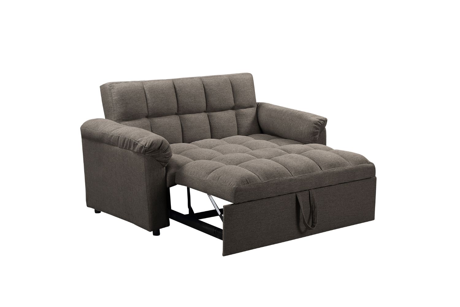 RAPHAEL Pull Out Sofa Bed (Brown)