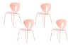 Picture of SLEEKLINE Stackable Dining Chair (Pink)- 4 Chairs in 1 Carton
