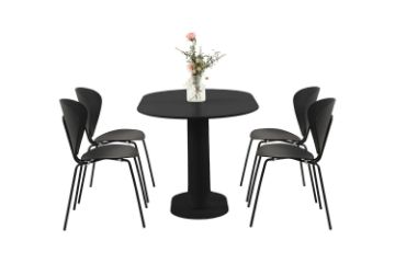 Picture of SLEEKLINE 5PC Dining Set (Black)