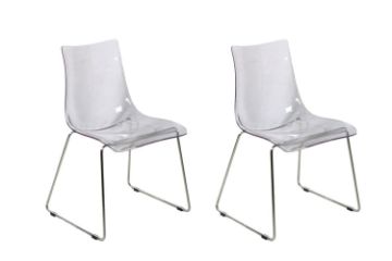 Picture of Crystal Dining Chair (Clear) - 2 Chairs in 1 Carton