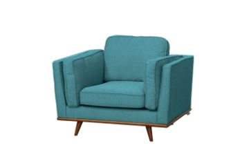 Picture of PANAMA 1 Seater Sofa/Lounge Chair (Beach Blue) 