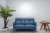 Picture of SIKORA Fabric Sofa (Blue) - 2 Seater (Loveseat)