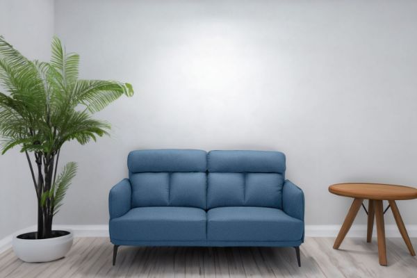 Picture of SIKORA Fabric Sofa (Blue) - 2 Seater (Loveseat)