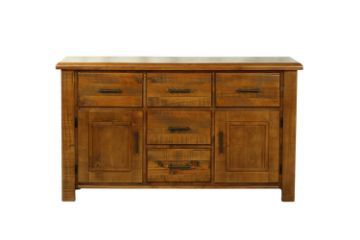 Picture of FLINDERS 2DR 5DRW Solid Pine Wood Sideboard/Buffet 