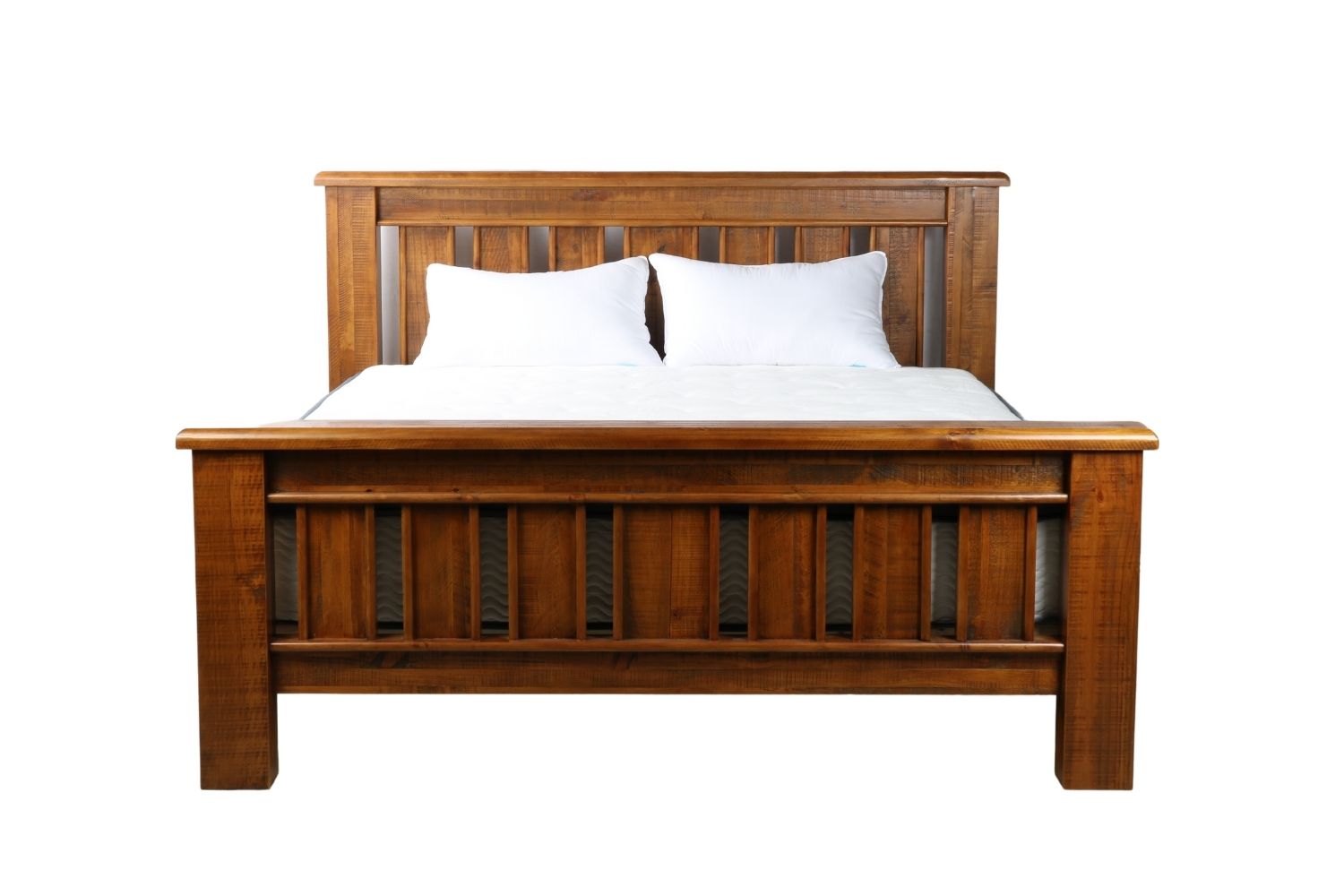 FLINDERS Solid Pine Wood Bed Frame in Queen/Super King Size