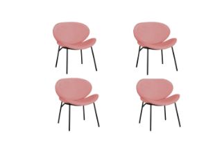 Picture of VINTAGE Accent Chair (Pink) - 4 Chairs in 1 Carton