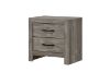 Picture of CROWN 2-Drawer Bedside Table (Grey)