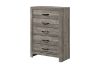 Picture of CROWN 6-Drawers Tallboy (Grey)
