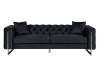 Picture of ASTRA Velvet Sofa Range (Black) - 3 Seater