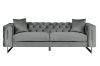 Picture of ASTRA 3/2/1 Seater Velvet Sofa Range (Grey)