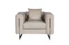 Picture of ASTRA Velvet Sofa Range (Cream) - 1 Seater
