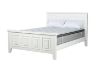 Picture of FRANCO Queen/Super King Size Solid NZ Pine Bed Frame (White) 