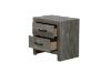 Picture of CROWN 2-Drawer Bedside Table (Grey)