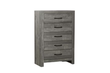 Picture of CROWN 6-Drawers Tallboy (Grey)