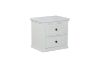 Picture of MADISON 2-Drawer Bedside Table (White)