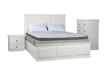 Picture of MADISON 4PC Bedroom Range in Queen/Super King Size (White) 