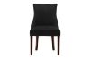 Picture of FRANKLIN Velvet Dining Chair with Solid Rubber Wood Legs (Black) - 2 Chairs in 1 Carton