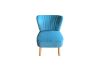 Picture of EVELYN Velvet Accent Chair (Teal)