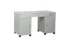 Picture of ARTISS 120 Computer Desk with Storage (Grey)