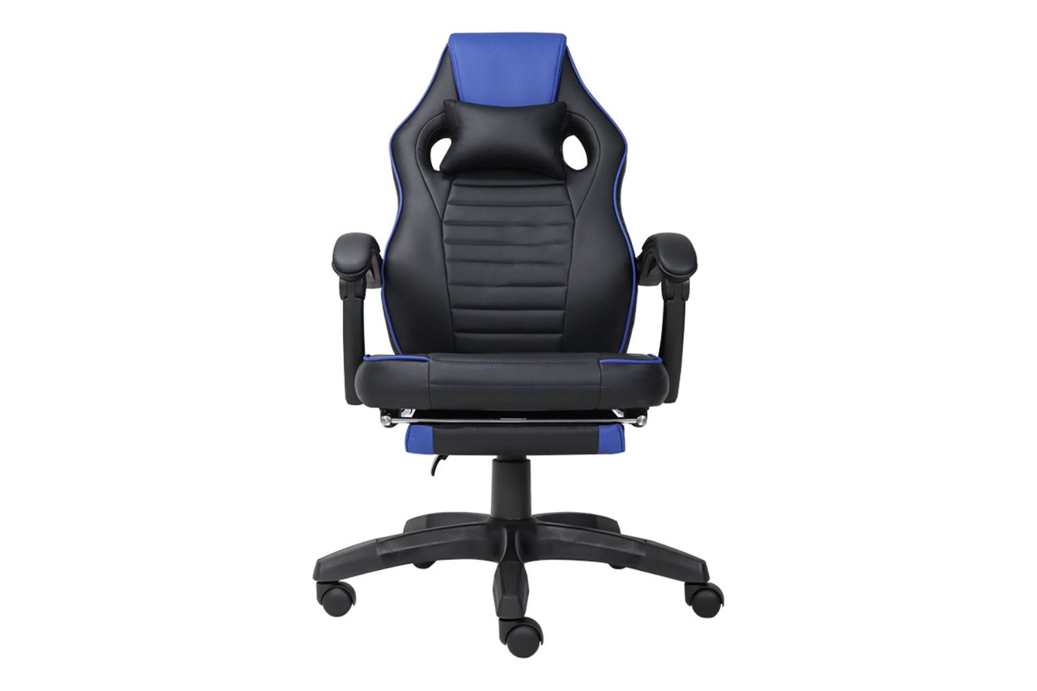 ZELDA Gaming Chair with Footrest (Blue)