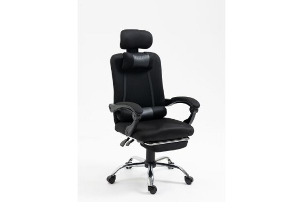 Picture of WILSON Office Chair with Footrest (Black)