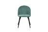 Picture of SOLIS Dining Chair with Black Metal Legs (Green)