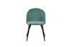 Picture of SOLIS Dining Chair with Black Metal Legs (Green) - Single