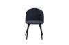 Picture of SOLIS Dining Chair with Black Metal Legs (Dark Blue)