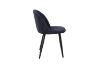 Picture of SOLIS Dining Chair with Black Metal Legs (Dark Blue)