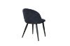 Picture of SOLIS Dining Chair with Black Metal Legs (Dark Blue)