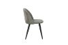 Picture of SOLIS Dining Chair with Black Metal Legs (Grey)